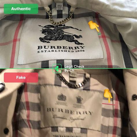 burberry fake vs real jacket|burberry trench authenticity check.